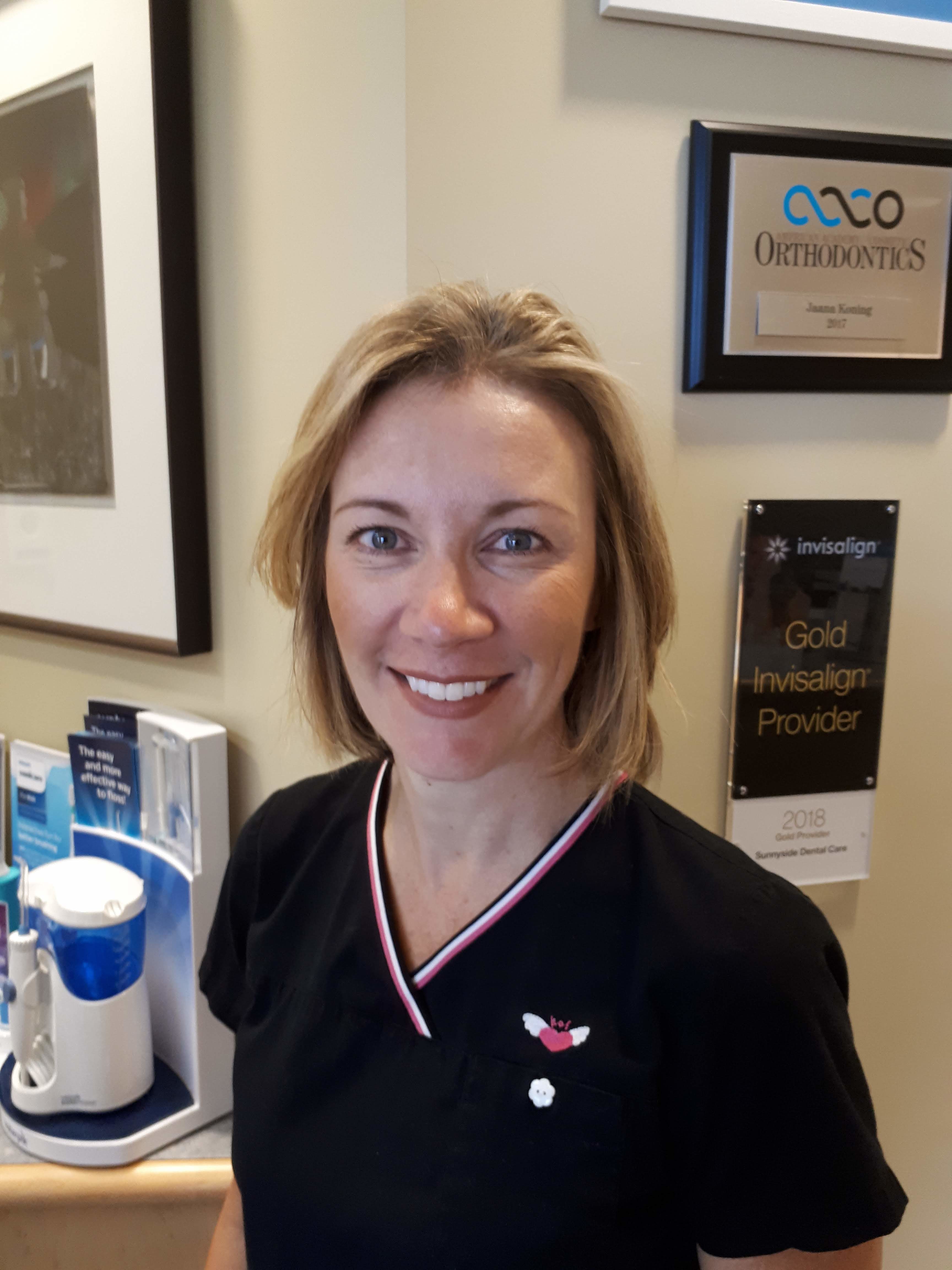 Dental hygienist Nancy