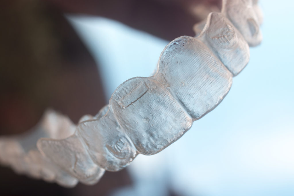 Clear tooth aligners